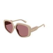 Sunglasses Chloé , Beige , Dames