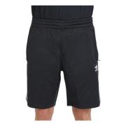 Zwarte Adicolor Firebird Shorts Adidas Originals , Black , Heren