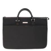 Pre-owned Fabric briefcases Burberry Vintage , Black , Dames