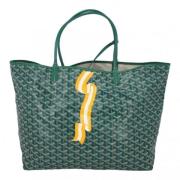Pre-owned Fabric totes Goyard Vintage , Green , Dames