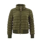 Groene Gewatteerde Bomberjack Woolrich , Green , Dames