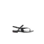 Pre-owned Leather sandals Balenciaga Vintage , Black , Dames