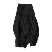 Midi Skirts Yohji Yamamoto , Black , Dames