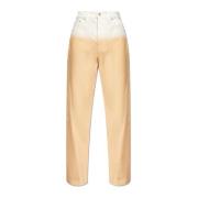 Jeans met rechte pijpen Lanvin , Beige , Heren