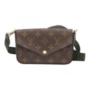 Pre-owned Canvas crossbody-bags Louis Vuitton Vintage , Brown , Dames