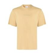 Stijlvol Beige Logo T-Shirt Daily Paper , Beige , Heren