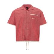 Short Sleeve Shirts Armani Exchange , Red , Heren