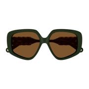 Sunglasses Chloé , Green , Dames