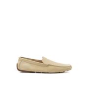 Beige Suède Mocassin met Rubberen Zool Bally , Beige , Heren