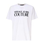 Witte T-shirts en Polos Versace Jeans Couture , White , Heren