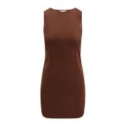 Short Dresses Saint Laurent , Brown , Dames