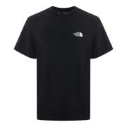 Eenvoudige Dome Logo Katoenen T-shirt The North Face , Black , Heren