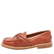 Pre-owned Leather flats Chloé Pre-owned , Brown , Dames