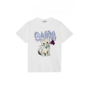 Ganni shirts tops T3995 Ganni , White , Dames