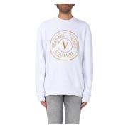 Sweater Felpe Versace , White , Heren