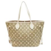 Pre-owned Leather totes Louis Vuitton Vintage , Beige , Dames