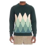 Round-neck Knitwear Ballantyne , Green , Heren