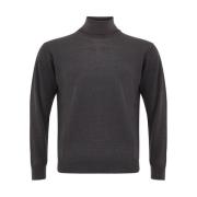 Stijlvolle Turtlenecks voor een Chic Look Ferrante , Gray , Heren