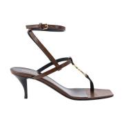 Sandals Saint Laurent , Brown , Dames