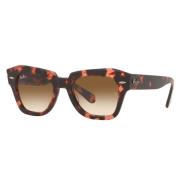 Vierkante Wayfarer Zonnebril Rb2186 133451 Ray-Ban , Brown , Unisex