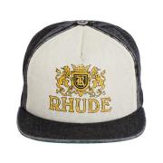 Crest Denim Hat Rhude , Multicolor , Heren