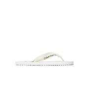 Print Monogram Platte Schoenen - Blancs Calvin Klein , White , Heren