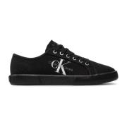 Essential Zwarte Sneakers Calvin Klein , Black , Heren