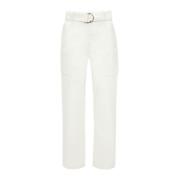 Wide Leg Cargo Broek JW Anderson , Beige , Dames