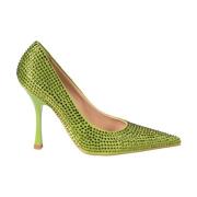 Satijnen Stiletto's met Fonkelende Details Liu Jo , Green , Dames