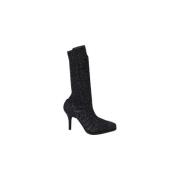 Pre-owned Fabric boots Chloé Pre-owned , Black , Dames