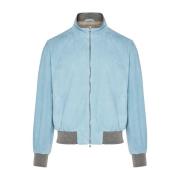 Bomber Jackets Barba , Blue , Heren