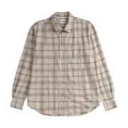 Geruite Algot Shirt Norse Projects , Multicolor , Heren