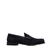 Suede Loafers Church's , Blue , Heren