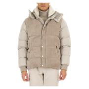 Gewatteerde donsjack Moorer , Beige , Heren