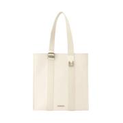 Pre-owned Cotton handbags Jacquemus Pre-owned , White , Heren