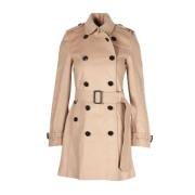 Pre-owned Wool outerwear Burberry Vintage , Beige , Dames