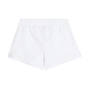 Wit Geborduurde Logo Shorts Armani Exchange , White , Dames