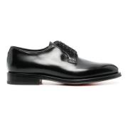 Business Shoes Santoni , Black , Heren