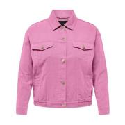 Begonia Pink Jas | Freewear Roze Only Carmakoma , Pink , Dames