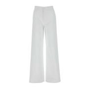 Wide Trousers Raf Simons , White , Dames