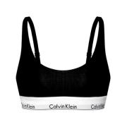 Stijlvolle Mouwloze Tops voor Vrouwen Calvin Klein , Black , Dames