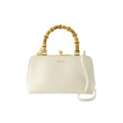 Leather handbags Jil Sander , Beige , Dames