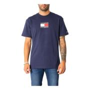 T-Shirts Tommy Jeans , Blue , Heren