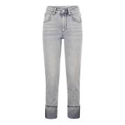 Slim-fit Jeans Brunello Cucinelli , Gray , Dames