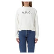 Round-neck Knitwear A.p.c. , Beige , Dames