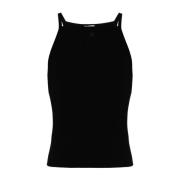 Sleeveless Tops Courrèges , Black , Heren