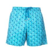 Ultralight Provencal Turtles Zwemshorts Vilebrequin , Blue , Heren