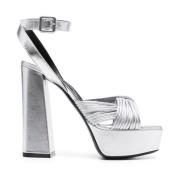 High Heel Sandals Sergio Rossi , Gray , Dames