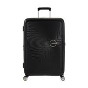 Soundbox Trolley Koffer American Tourister , Black , Unisex