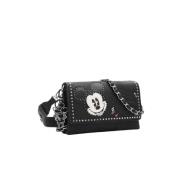 Cross Body Bags Desigual , Black , Dames